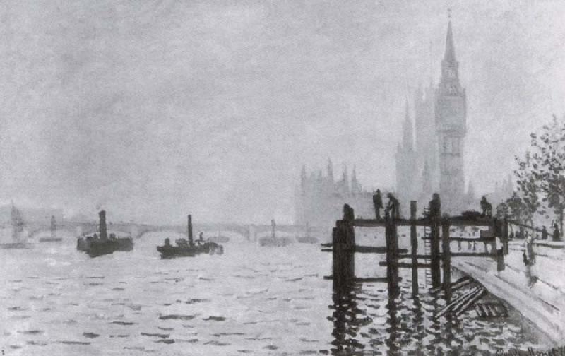 Claude Monet The Thames and Parliament